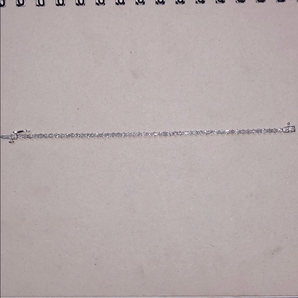 Zales Jewelry 4k White Gold Tennis Bracelet Poshmark